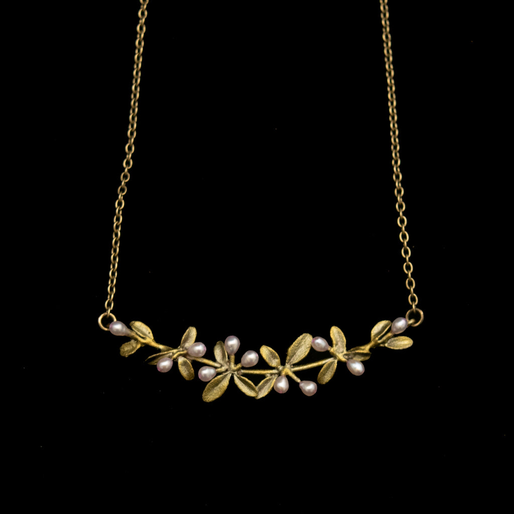 Flowering Thyme 16'' Bar Necklace By Michael Michaud