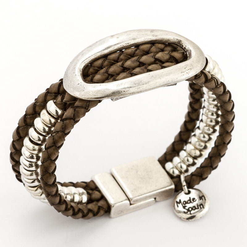 Rock and Roll Leather Bracelet