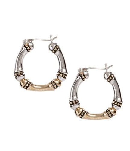 Canias Collection Medium Hoop Earrings by John Medeiros