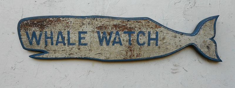 Whale Watch, Whale Shape Americana Art