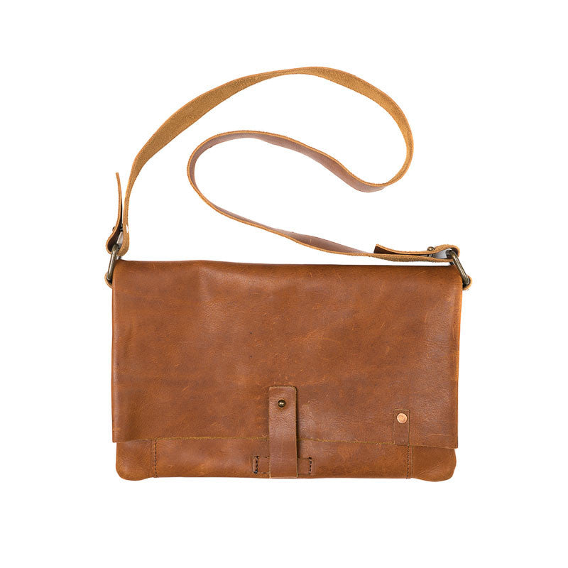 Leather Parcel Foldover Clutch - Available in Multiple Colors
