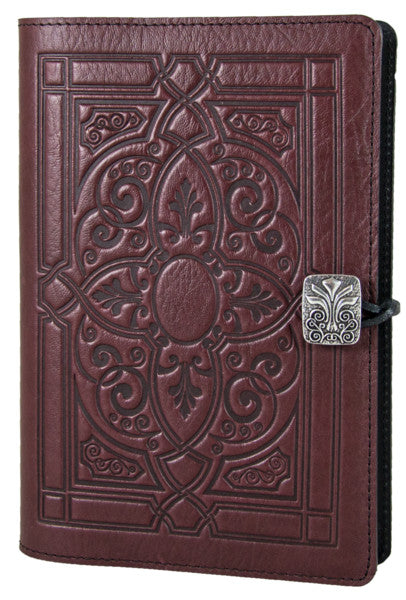 Small Leather Journal - Florentine in Wine