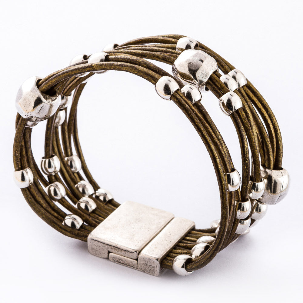 Full of Life Leather Bracelet