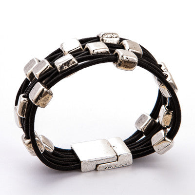 Zen Garden Leather Bracelet