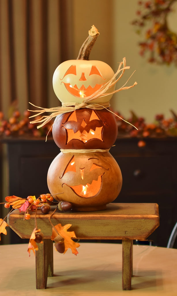 Buford Medium Tall Lit Gourd