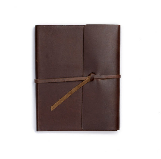 Leather Writers Log with Dot-Grid Paper - Available in Multiple Colors