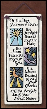 Day You Were Born Large Tall Ceramic Tile