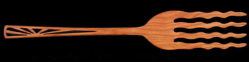 Pasta Fork with Sunbeam Design