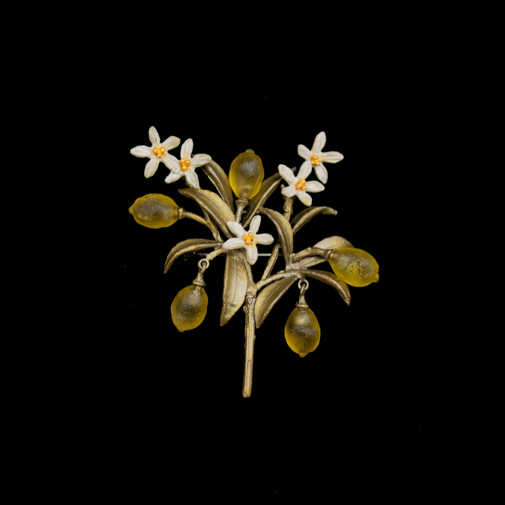 Lemon Drop Brooch By Michael Michaud