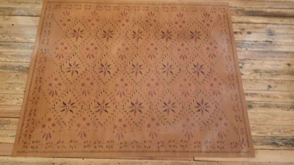 Wayside Inn Floorcloth in Mustard 48" x 60"