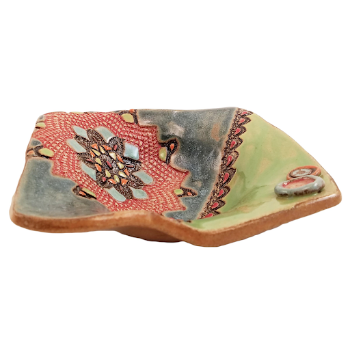 Little Luxury Ceramic Wall Art by Laurie Pollpeter