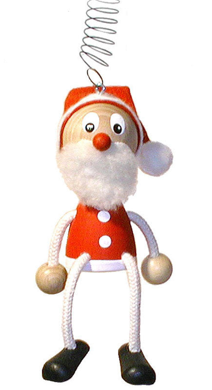 Santa Handcrafted Wooden Jumpie