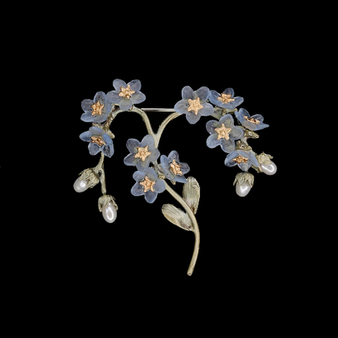 Forget Me Not Brooch By Michael Michaud