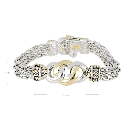 Antiqua Collection - Three Circle Bracelet by John Medeiros