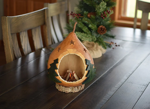 Gettysburg Bonfire Large Lit Gourd