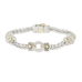Antiqua Collection Three Circle Pavé 7" Bracelet by John Medeiros