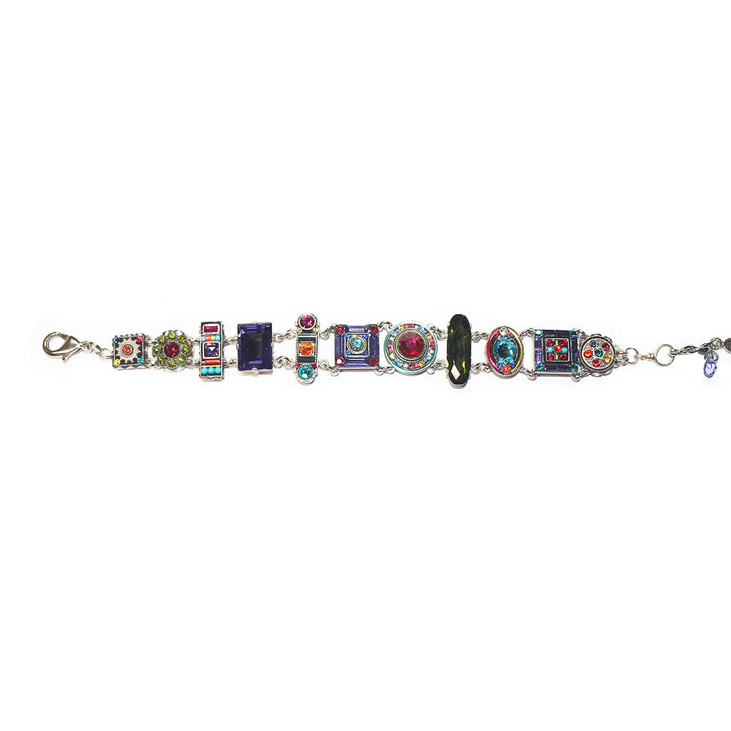 Multi Color La Dolce Vita SilverBracelet by Firefly Jewelry