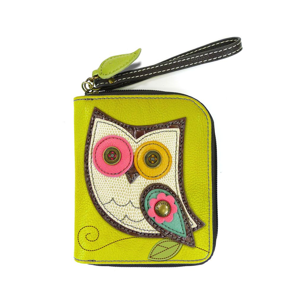 Owl Gen II Zip-Around Wallet in Mustard