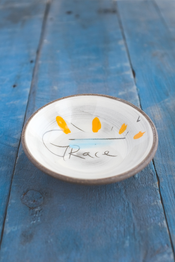 Grace Hand Painted Ceramic Mini Bowl