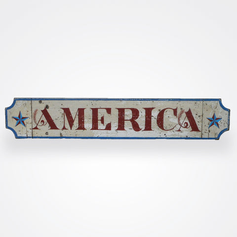 America (Notched Corners) Americana Art
