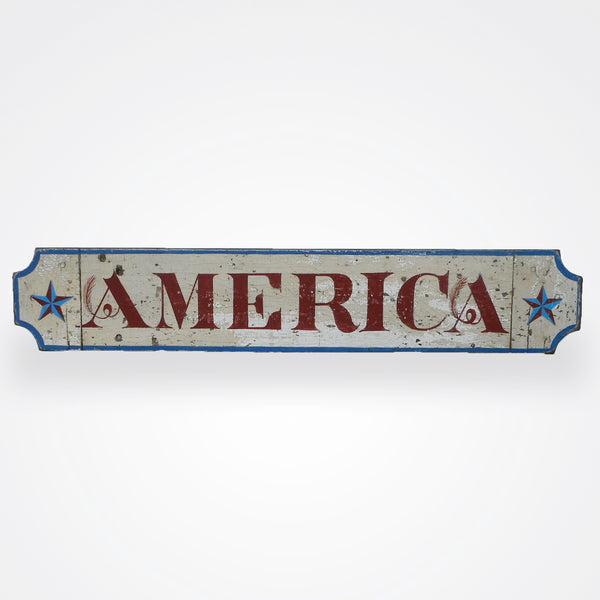 America (Notched Corners) Americana Art
