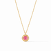 Astor Solitaire Necklace in Iridescent Raspberry by Julie Vos