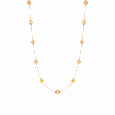 Florentine Demi Delicate Station Necklace in Gold by Julie Vos