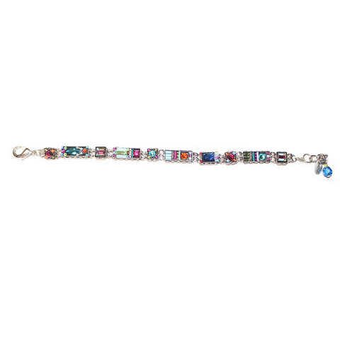 Multi Color Milano Thin Rectangular Bracelet by Firefly