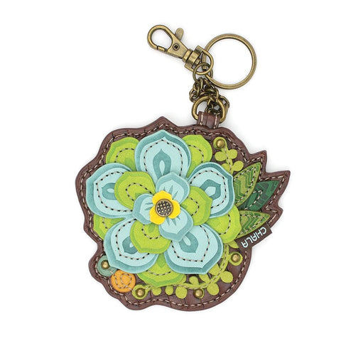 Succulent Coin Purse and Key Chain