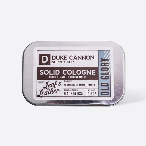 Leaf &amp; Leather Solid Cologne by Duke Cannon