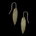 Sage Leaf Wire Earrings By Michael Michaud