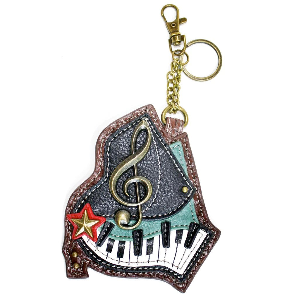 Piano Coin Purse and Key Chain