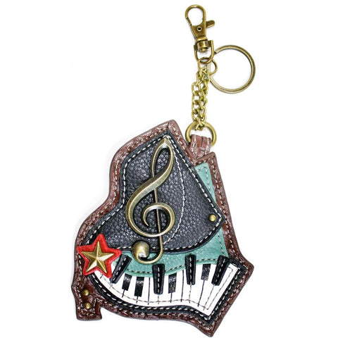 Piano Coin Purse and Key Chain