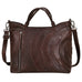 Joplin Leather Tote and Crossbody in Brown