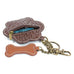 Paw Print Coin Purse and Key Chain in Teal