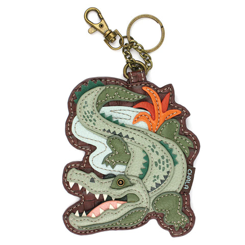 Alligator A Coin Purse and Key Chain by Chala