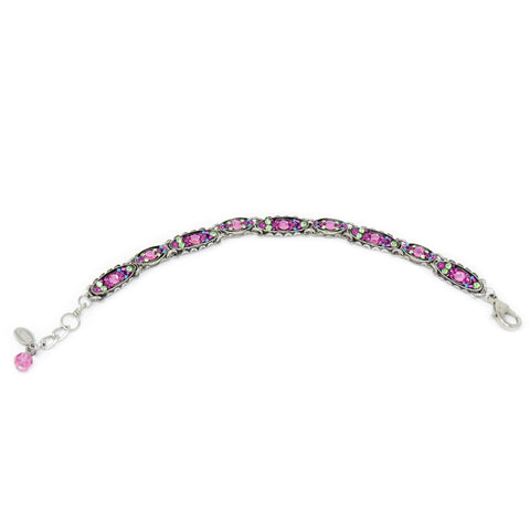 Rose Sparkle Thin Bracelet by Firefly Jewelry