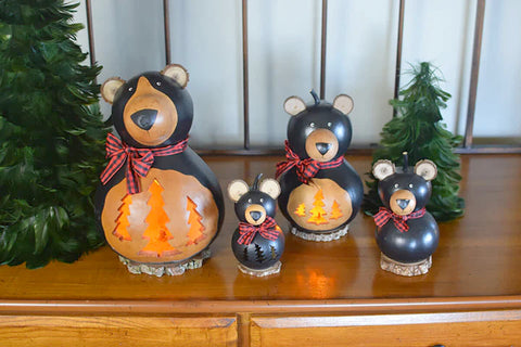 Bucky Bear Gourds - Available in Multiple Styles