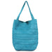Studio Leather Tote in Turquoise