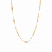 Charlotte Delicate Station Necklace in Cubic Zirconia by Julie Vos