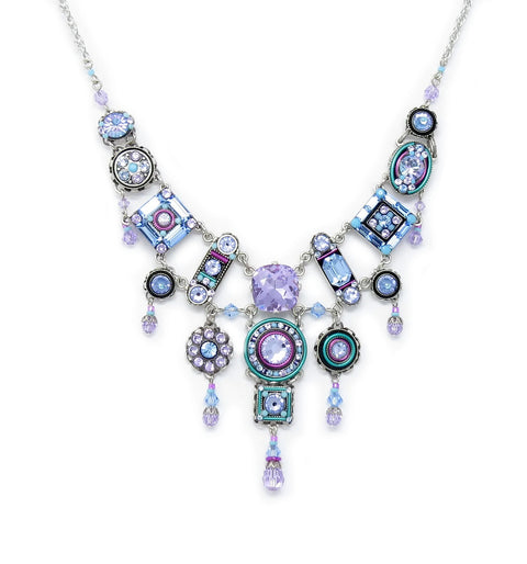 Lavender La Dolce Vita Elaborate Necklace by Firefly Jewelry
