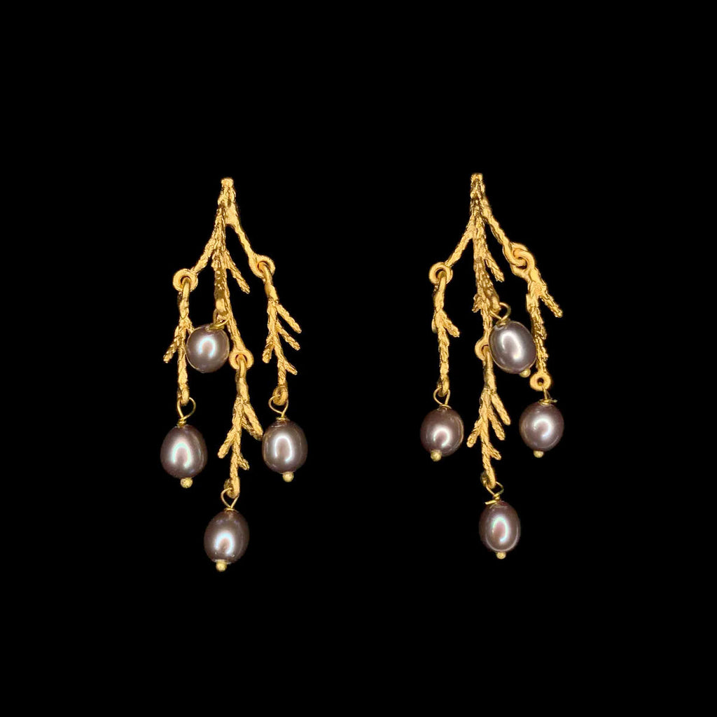 Juniper Chandelier Post Earrings by Michael Michaud
