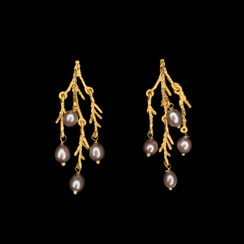 Juniper Chandelier Post Earrings by Michael Michaud