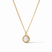 Fleur-de-Lis Solitaire Pearl Necklace by Julie Vos