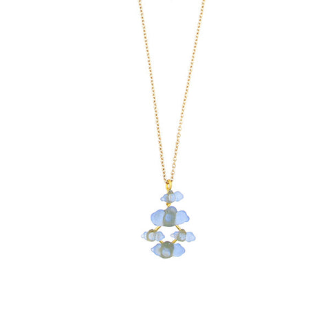 Cloud 16 Inch Adjustable Pendant Necklace by Michael Michaud