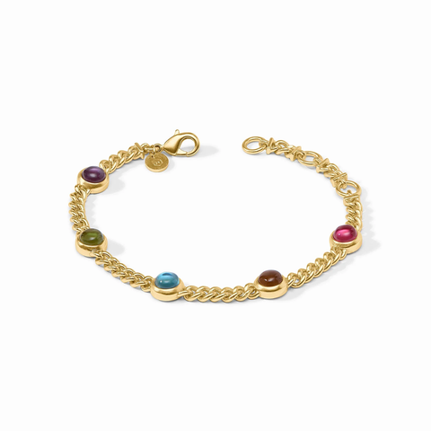 Dolce Delicate Bracelet in Iridescent Multi-Stone by Julie Vos
