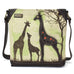 Giraffe Safari Canvas Crossbody in Sand by Chala