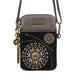 Starburst Cellphone Crossbody in Black