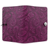 Small Leather Journal - Paisley in Orchid