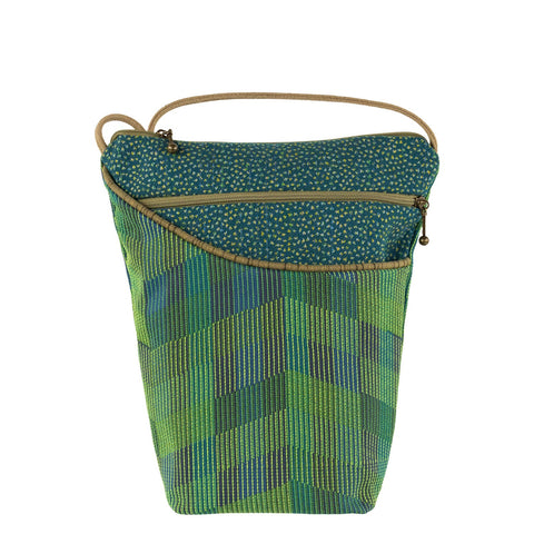 Maruca City Girl Handbag in Chevron Green